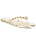 Inc International Concepts Women's Maceo Chain Thong Sandals, Only At Macy's Women's Shoes
