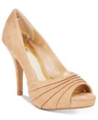 Thalia Sodi Marissa Ruched Platform Pumps, Only At Macy's Women's Shoes