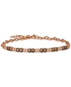Le Vian Strawberry & Nude Diamond Link Bracelet (1-1/5 Ct. T.w.) In 14k Rose Gold