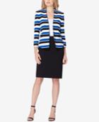 Tahari Asl Petite Striped Skirt Suit