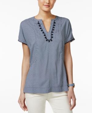 Tommy Hilfiger Short-sleeve V-neck Top