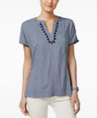 Tommy Hilfiger Short-sleeve V-neck Top