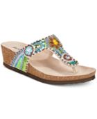 Rialto Bryant Beaded Wedge Sandals Women's Shoes