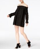 Bar Iii Textured Off-the-shoulder Dress, Created For Macy's