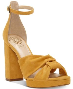 Vince Camuto Corlesta Knotted Platform Dress Sandals Women's Shoes