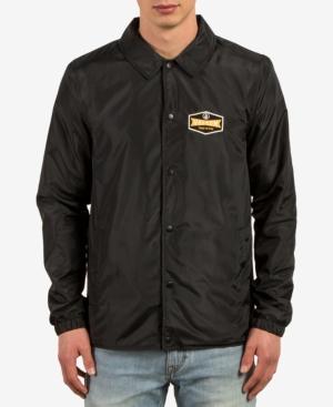 Volcom Men's Brews Logo Waterproof Coaches Jacket