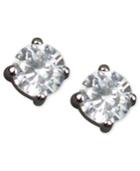 Givenchy Earrings, Round Cubic Zirconia Stud (3/4 Ct. T.w.)