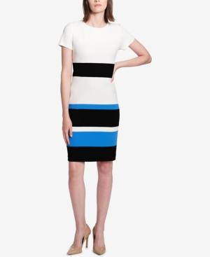 Tommy Hilfiger Colorblocked Scuba Crepe Dress