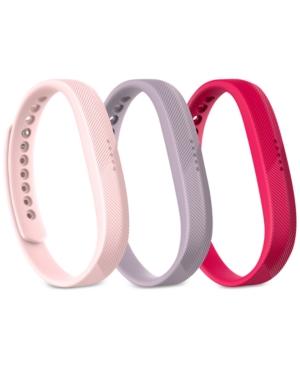 Fitbit Flex 2 Pack Of Three Wristbands Fb161ab3pkl