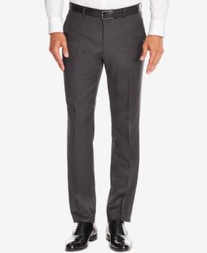 Boss Men's Regular/classic-fit Virgin Wool Dress Pants