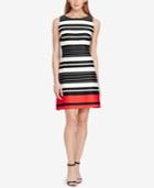 American Living Striped Neoprene Dress