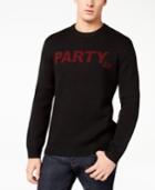 Armani Exchange Men's Crew-neck Party Sweater