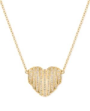 Swarovski Changeable Crystal Pave Heart Pendant Necklace
