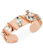 M. Haskell For Inc International Concepts Crystal Chain Cuff Bracelet, Created For Macy's