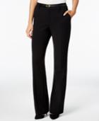 Charter Club Solid Belted Trousers, Only At Macy's