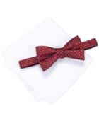 Alfani Red Bow Tie & Solid Pocket Square Set, Only At Macy's