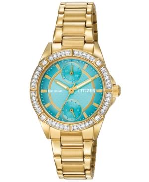 Citizen Women's Drive From Citizen Eco-drive Gold-tone Stainless Steel Bracelet Watch 33mm Fd3002-51x