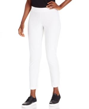 Eileen Fisher Petite Straight-leg Pull-on Ankle Pants