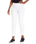 Eileen Fisher Petite Straight-leg Pull-on Ankle Pants