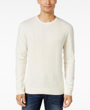 Alfani Men's Regular Fit Texture Sweater, Created For Macy's