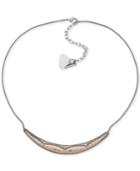 Lonna & Lilly Two-tone Crystal Collar Necklace, 16 + 3 Extender