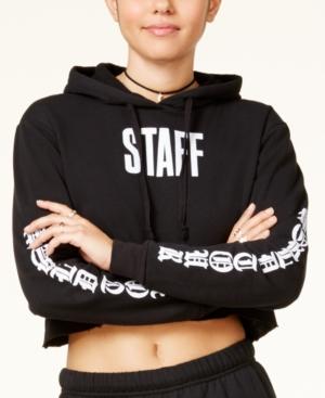 Justin Bieber Purpose Tour Juniors' Staff Cropped Hoodie