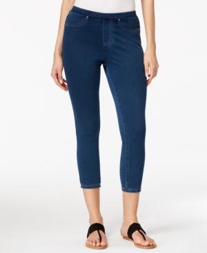 Style & Co Medium Wash Capri Jeggings, Only At Macy's