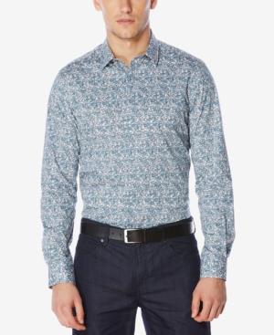 Perry Ellis Men's Performance Stretch Printed Shirt, A Macy's Exclusive Style