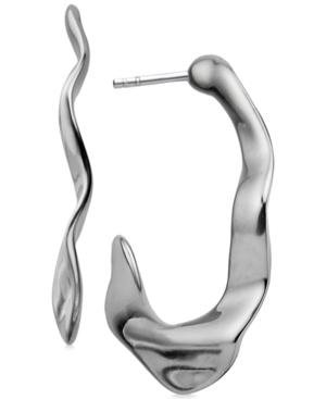 Nambe Oceana Hoop Earrings In Sterling Silver