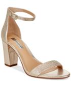 Inc International Concepts Kivah Block-heel Dress Sandals, Only At Macy's Women's Shoes