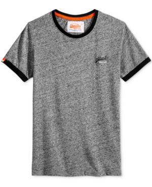 Superdry Men's Ol Cali Embroidered-logo Ringer T-shirt