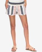 Roxy Juniors' Oceanside Striped Soft Shorts