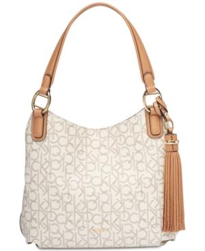 Calvin Klein Holly Signature Medium Hobo