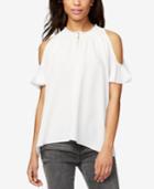 Rachel Rachel Roy Vanessa High-neck Cold-shoulder Top, Created For Macy's