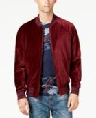 American Rag Men's Velvet Varsity Bomber Jacket, Created For Macy's