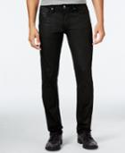 Guess Men's Slim-straight Fit Stretch Coated Jeans