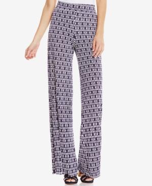 Vince Camuto Printed Wide-leg Pants