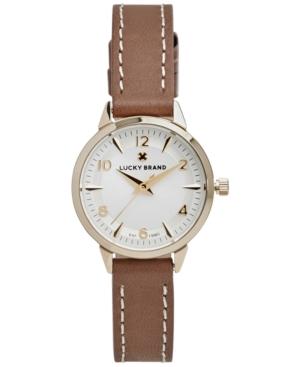 Lucky Brand Women's Torrey Mini Brown Leather Strap Watch 28mm