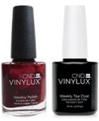 Creative Nail Design Vinylux Crimson Sash Nail Polish & Top Coat (two Items), 0.5-oz, From Purebeauty Salon & Spa