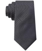 Sean John Men's Circle-pattern Solid Slim Tie