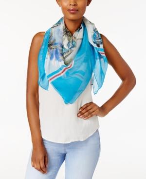 Vince Camuto Cuban Car Silk Square Scarf
