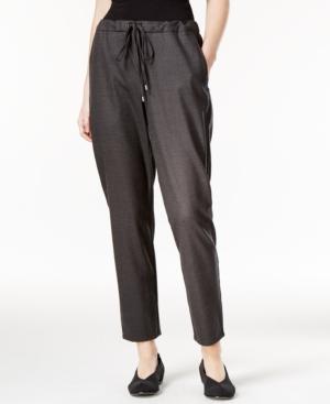 Eileen Fisher Wool Slouchy Ankle Pants