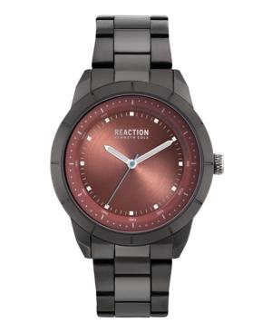 Kenneth Cole Reaction Men's Gunmetal-tone Stainless Steel Bracelet Watch 44mm