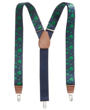 Club Room Men's Shamrock Suspenders