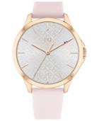 Tommy Hilfiger Women's Blush Silicone Strap Watch 38mm, Created For Macy's