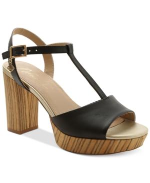 Nanette By Nanette Lepore Venus T-strap Platform Sandals Women's Shoes