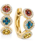 Le Vian Exotics Multicolor Diamond Earrings (5/8 Ct. T.w.) In 14k Gold