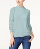 Karen Scott Mock-neck Sweater, Created For Macy's
