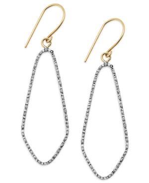 Diamond Accent Marquise Drop Earrings In 14k Gold