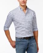 Tommy Hilfiger Men's Baldwin Tattersall Plaid Long-sleeve Shirt